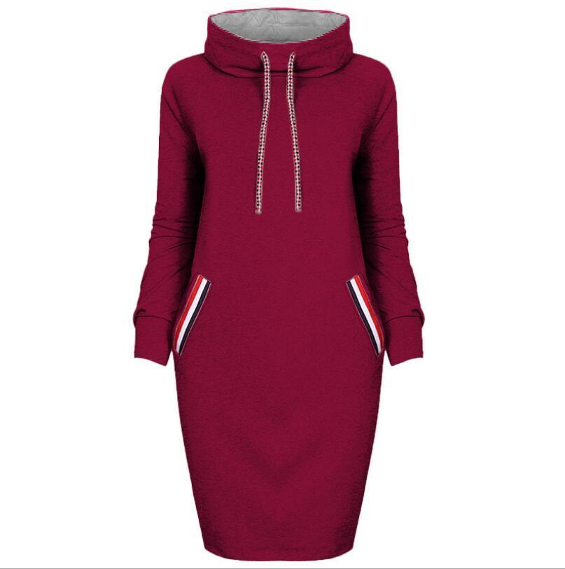 Maïa – Robe Pull Élégante à Col Montant