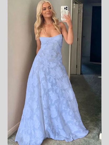 Robe Dos Nu d'Été Femme en Chiffon