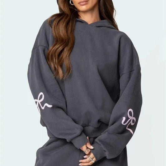 Pull femme imprimé nœud – Style décontracté et sportif !