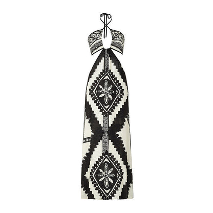 Robe Graphique Solaire Calypso