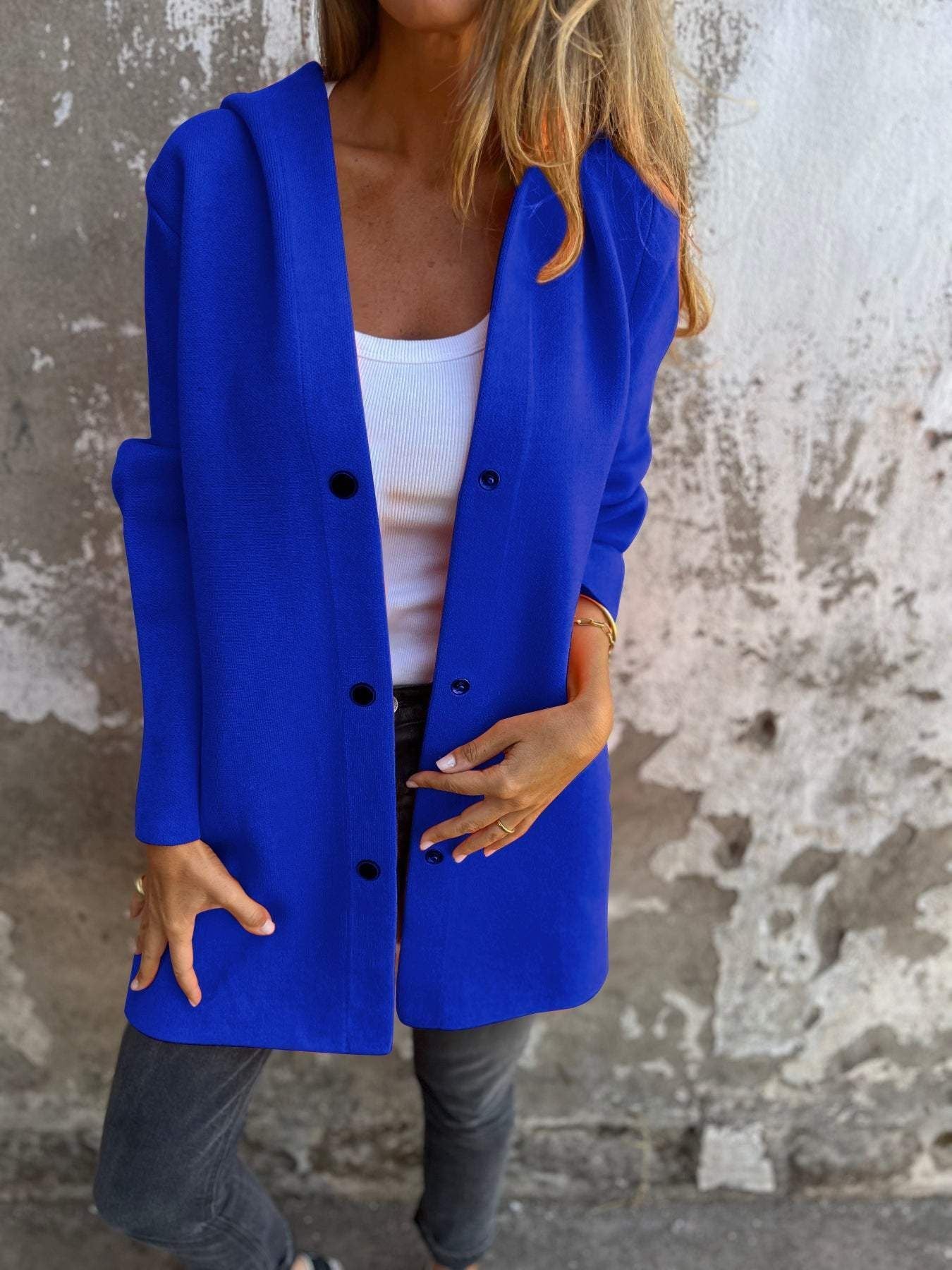 Veste Lyliea : Douceur, Style et Polyvalence Bleu
