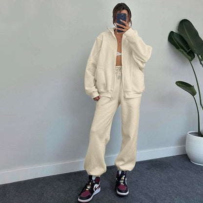 Ensemble deux pièces sweat-shirt fuselé