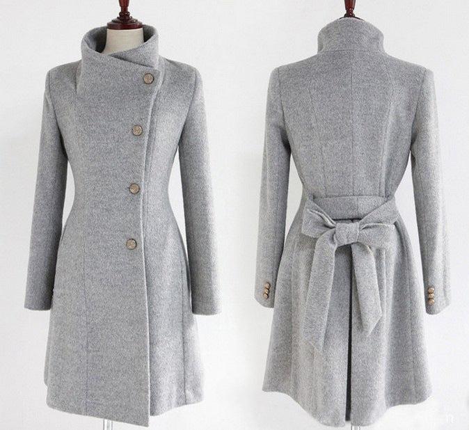 Manteau en laine femme – Chic et chaud ! Gris