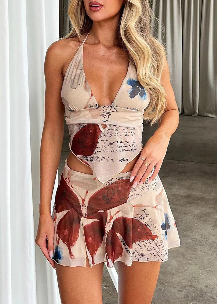 Ensemble été 2 pièces femme imprimé