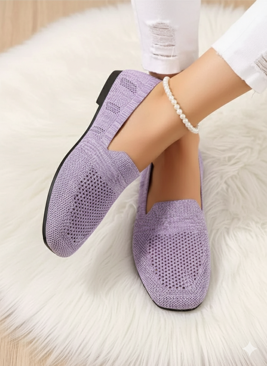 Baskets Décontractées de Sport Femme Violet