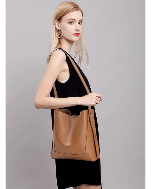Sac seau en cuir Élégance Pure