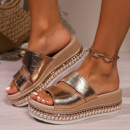 sandales Oria belle et sophistiquée style d’Or