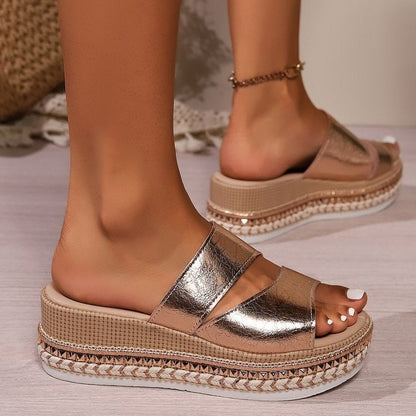 sandales Oria belle et sophistiquée style d’Or