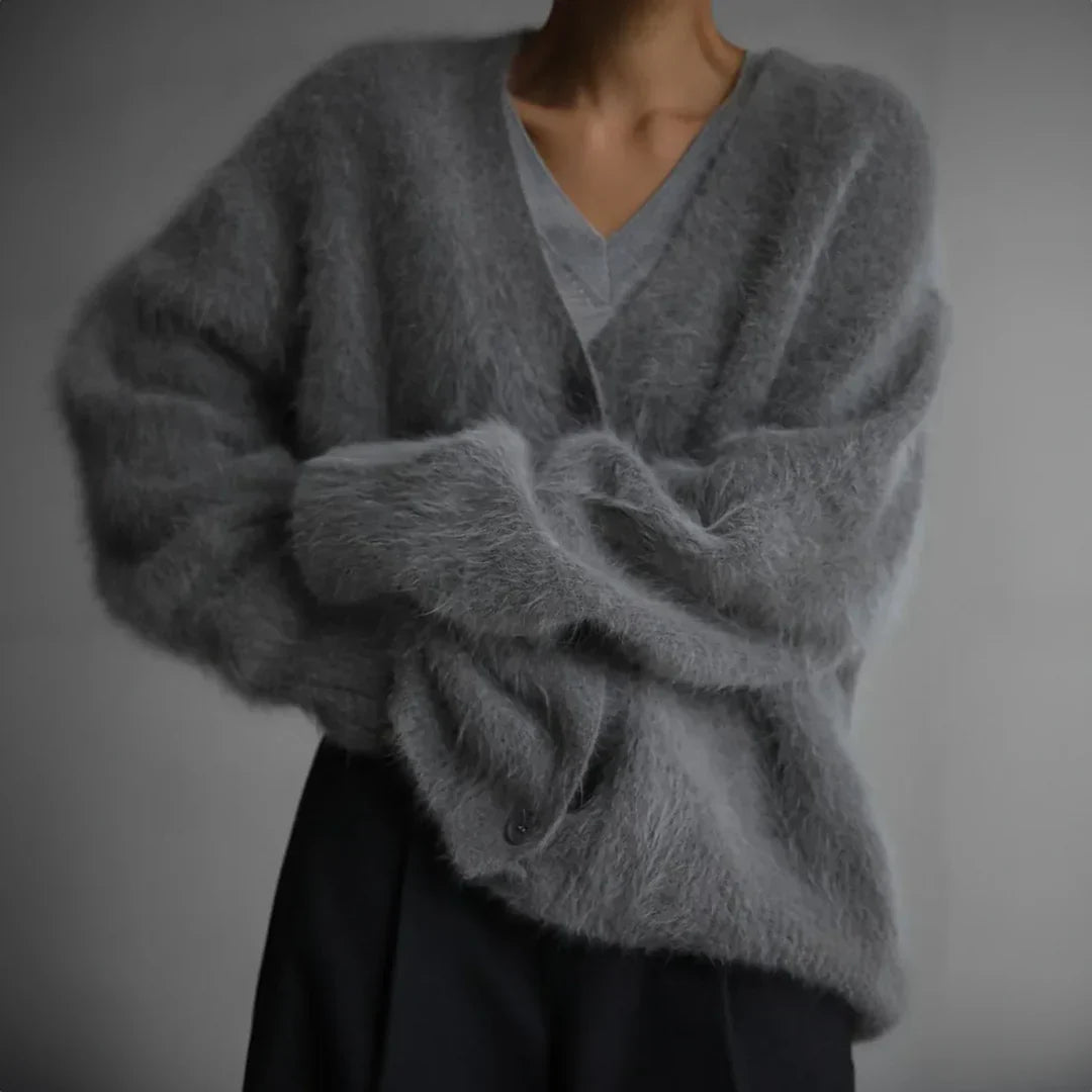 Cardigan couture en cachemire