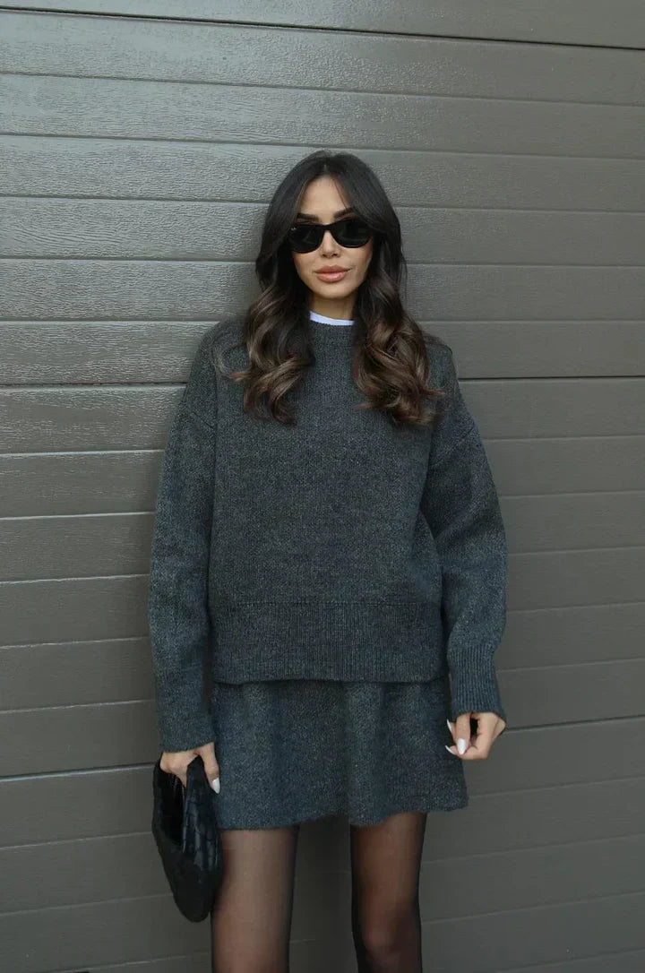 Ensemble deux pièces RÉVÈLE VOTRE STYLE Gris foncé