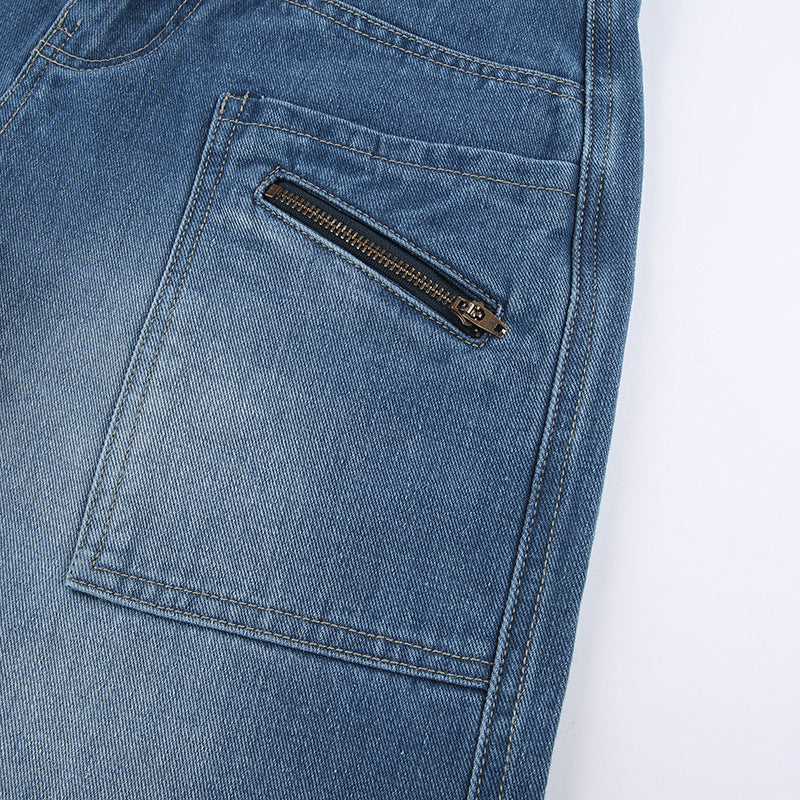 Jean Cargo Zippé Femme