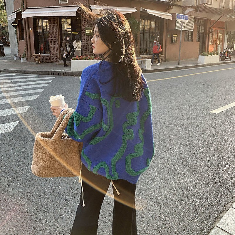 Pull épais à motif dessin animé pour Votre Hiver