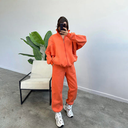 Ensemble deux pièces sweat-shirt fuselé