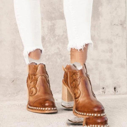 Bottines Élégantes – Style Automne/Hiver Européen