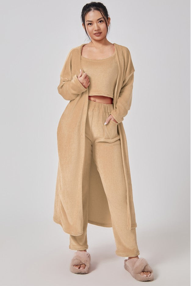 Ensemble Cocooning – Pyjama 3 pièces doux et chaud