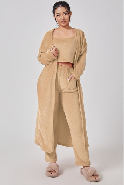Ensemble Cocooning – Pyjama 3 pièces doux et chaud