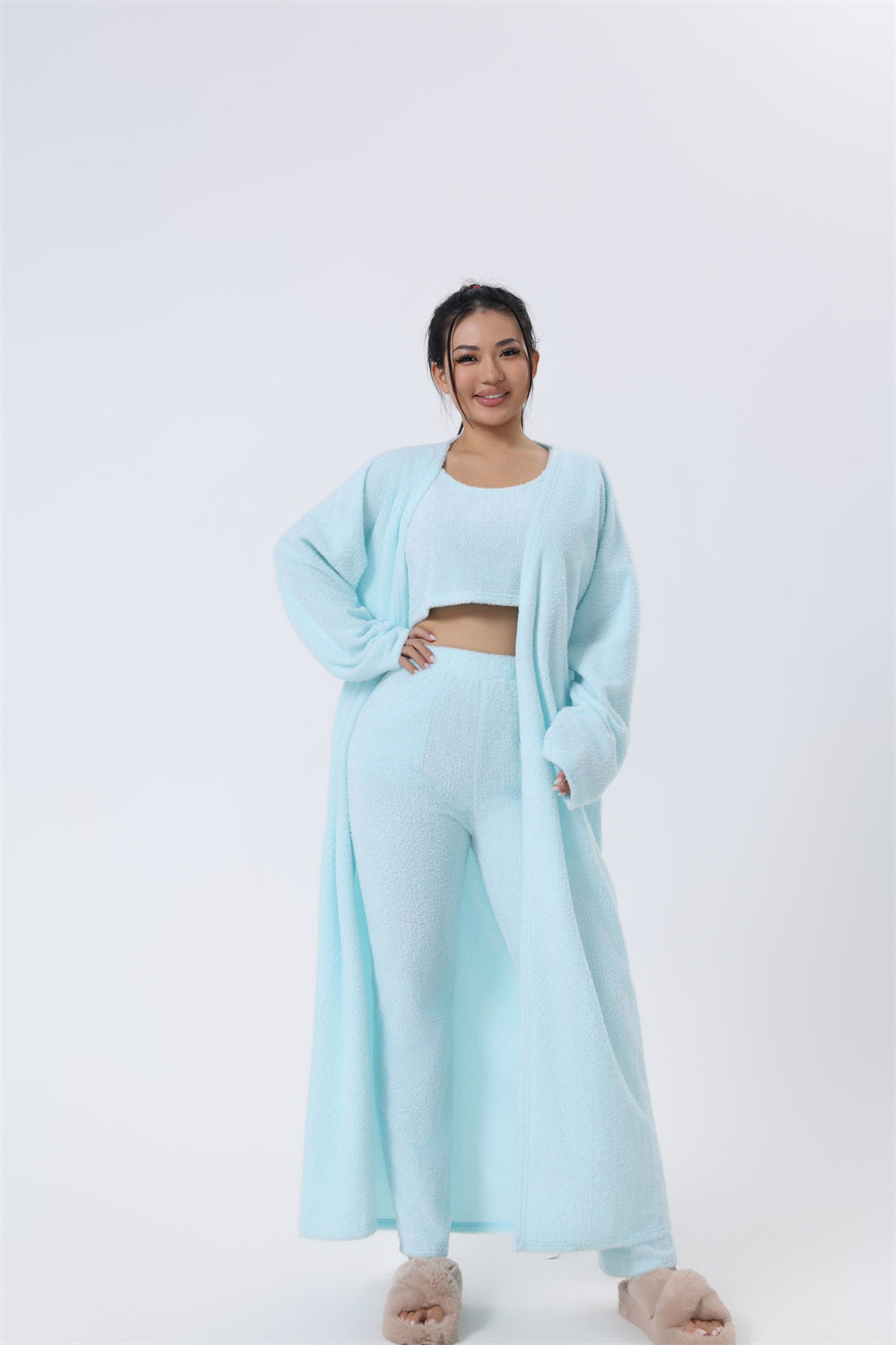 Ensemble Shobi a Douillet 3 Pièces Bleu clair