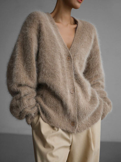 Cardigan couture en cachemire