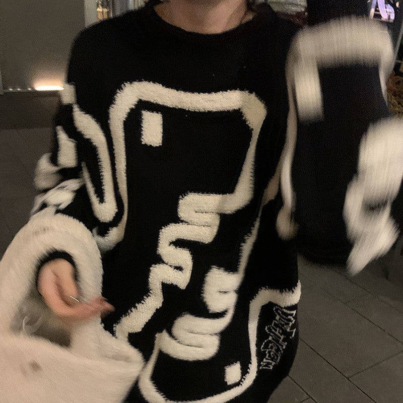 Pull épais à motif dessin animé pour Votre Hiver