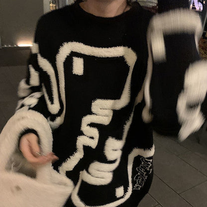 Pull épais à motif dessin animé pour Votre Hiver