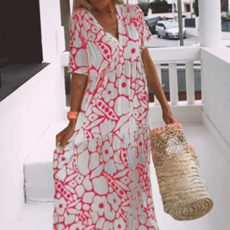 Robe fluide fleurie – Silhouette affinée !