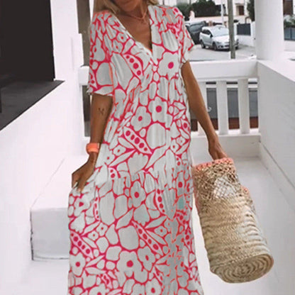 Robe fluide fleurie – Silhouette affinée !