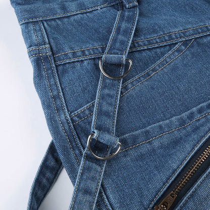 Jean Cargo Zippé Femme