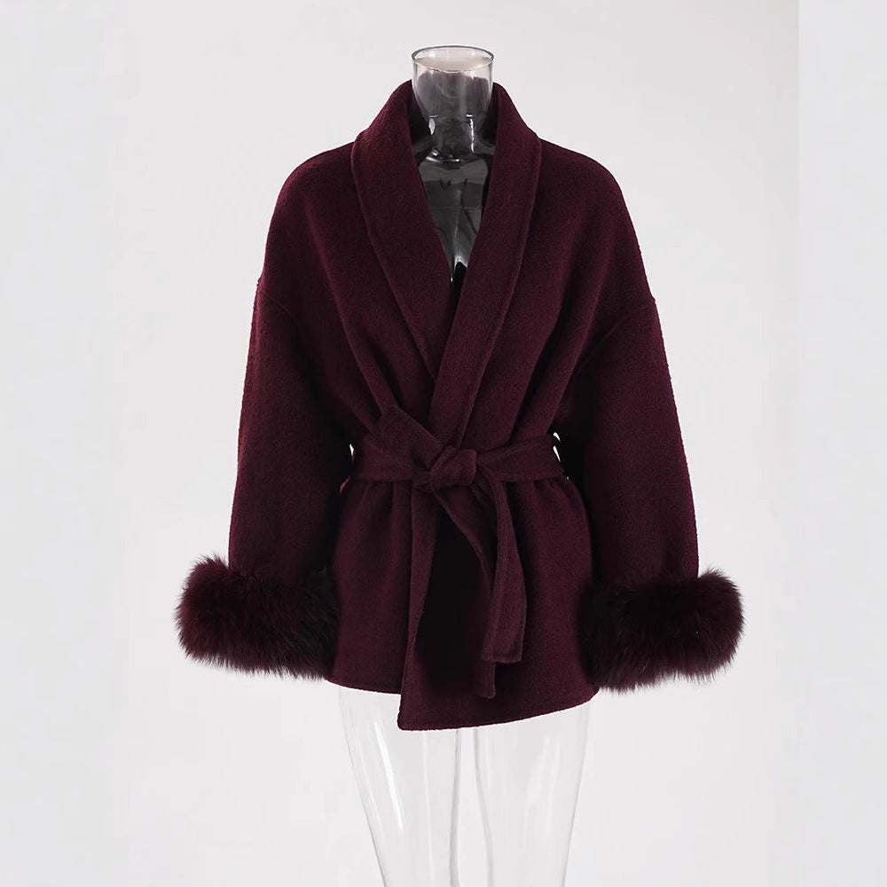 Manteau Adèle Élégance Double Face