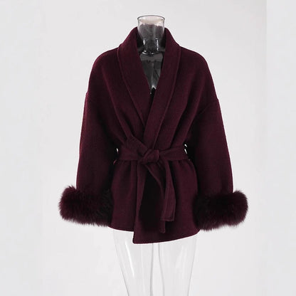 Manteau Adèle Élégance Double Face