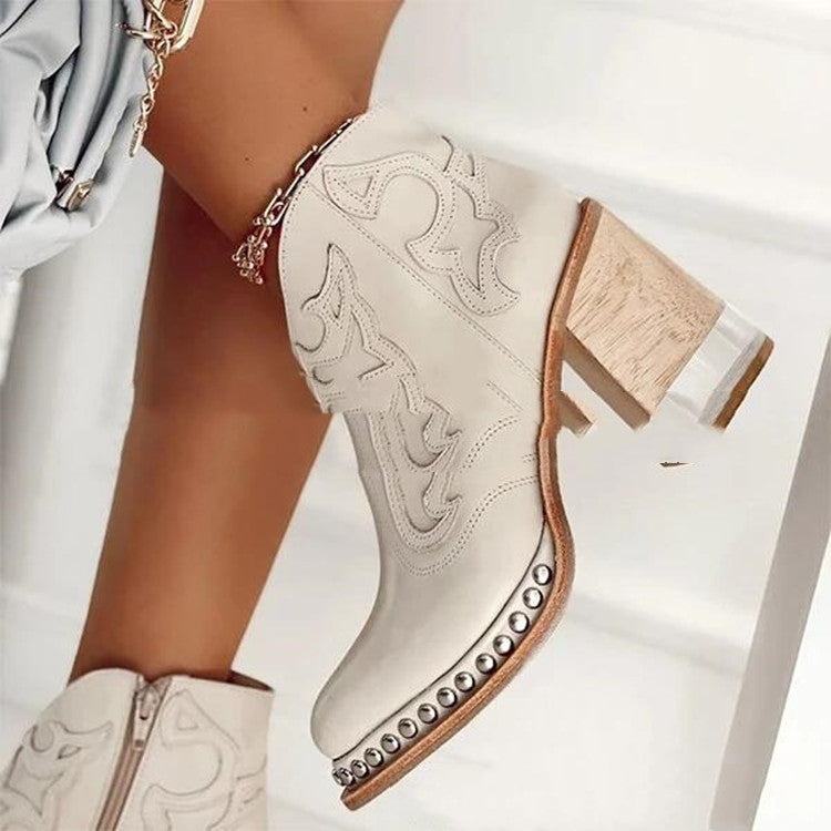 Bottines Élégantes – Style Automne/Hiver Européen
