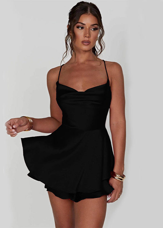Robe Satin A-line Élégante