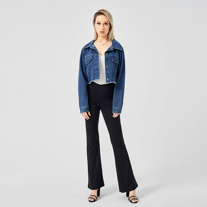 Veste Jean Vintage Effilée