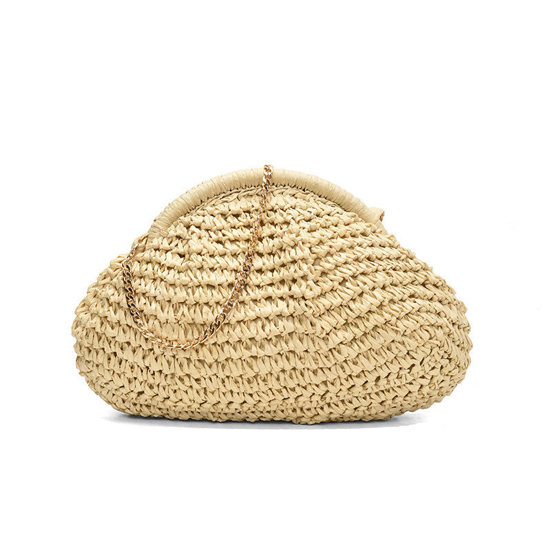Pochette Positano Chic Naturel Doré