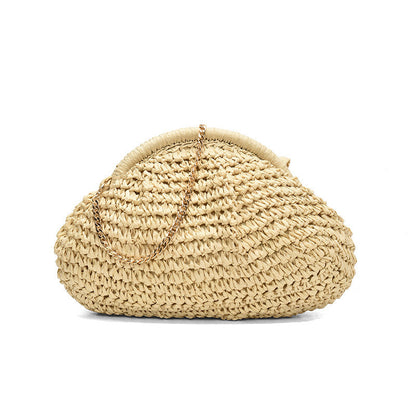 Pochette Positano Chic Naturel Doré