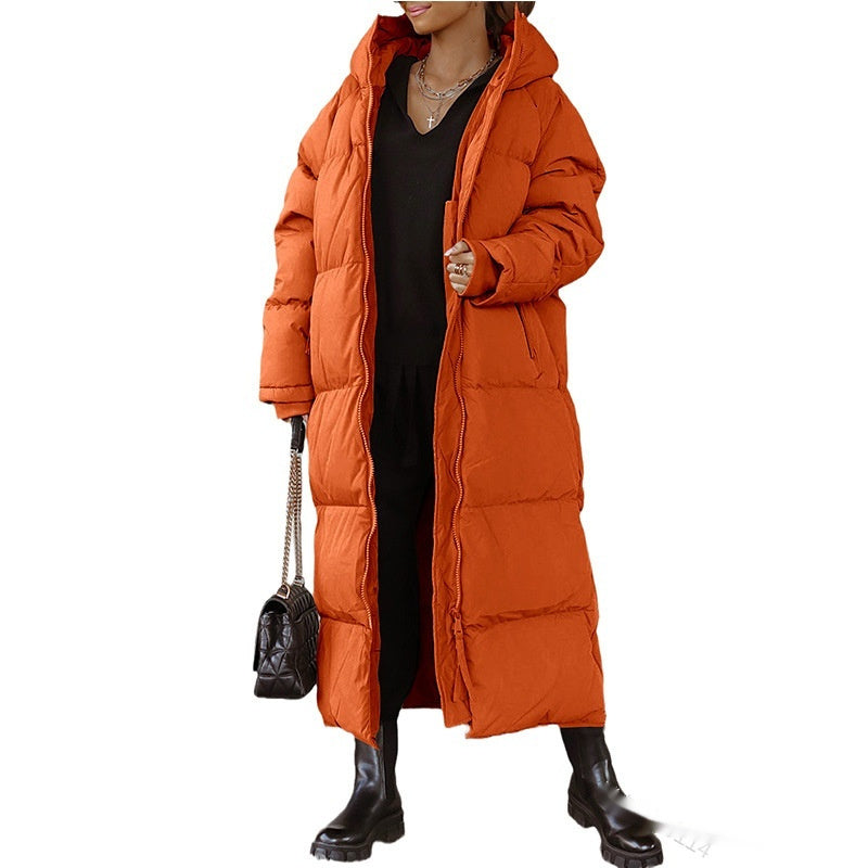 Manteau Lila Zippé à Capuche