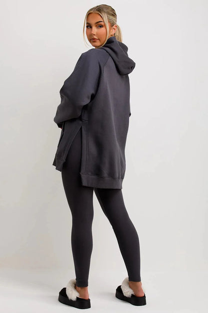 ensmble ultime de confort et de style | 2 Pièces Gris foncé