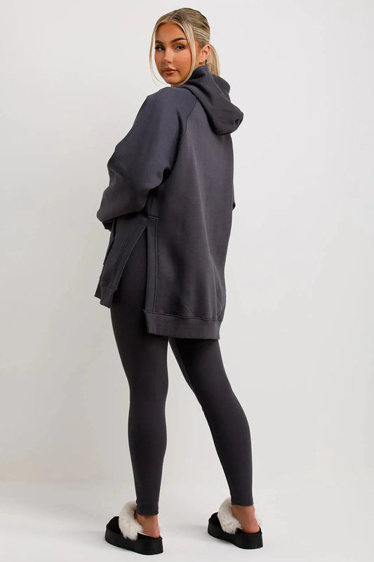 ensmble ultime de confort et de style | 2 Pièces Gris foncé